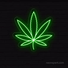 Weed Leaf Led Neon Sign - NeonXpert