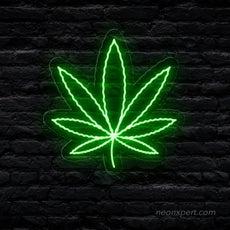 Weed Leaf Led Neon Sign - NeonXpert