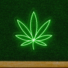 Weed Leaf Led Neon Sign - NeonXpert