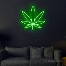 Weed Leaf Led Neon Sign - NeonXpert