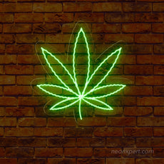 Weed Leaf Led Neon Sign - NeonXpert