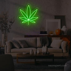 Weed Leaf Led Neon Sign - NeonXpert