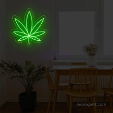 Weed Leaf Led Neon Sign - NeonXpert