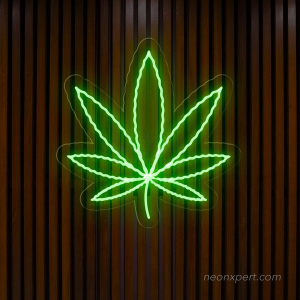 Weed Leaf Led Neon Sign - NeonXpert