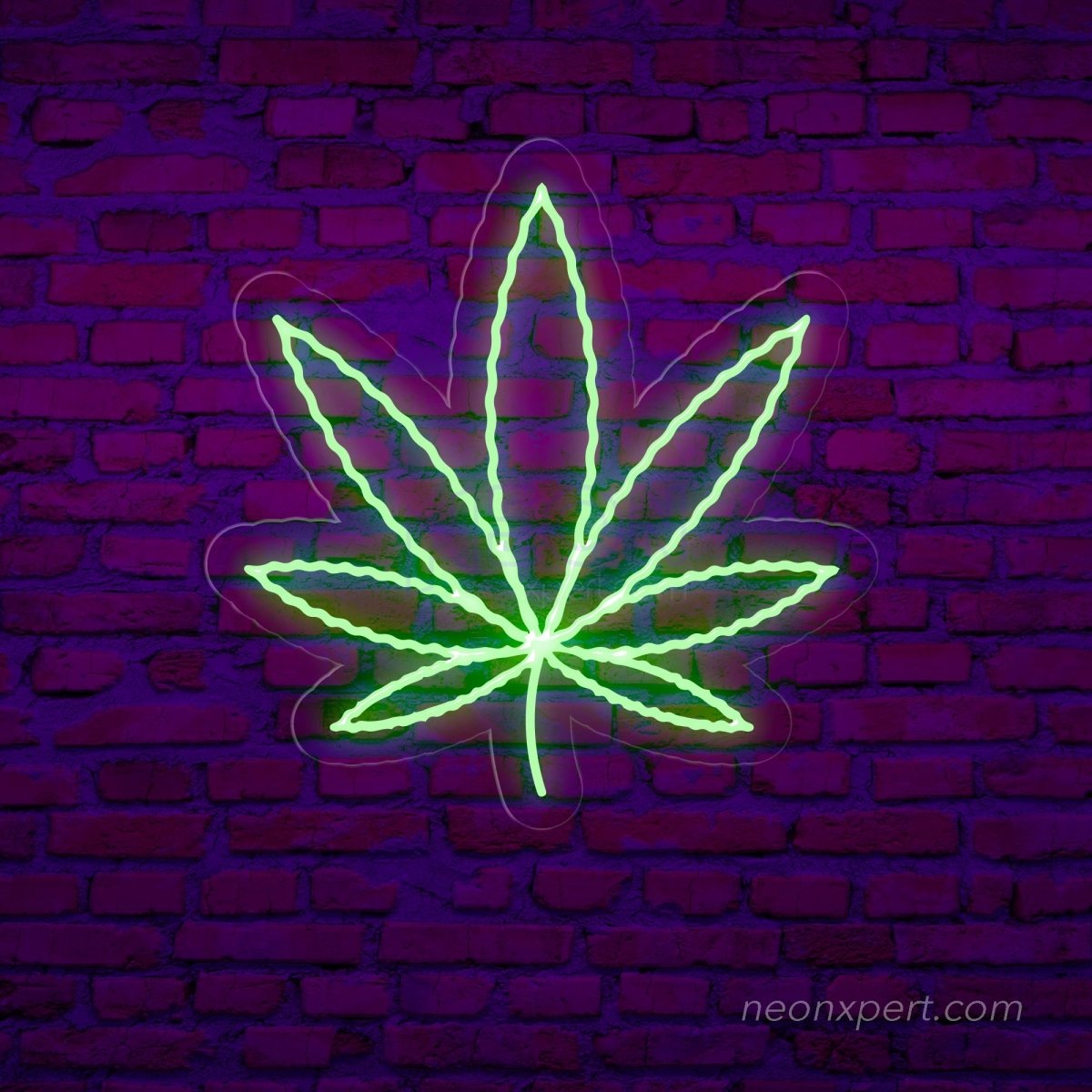 Weed Leaf Led Neon Sign - NeonXpert