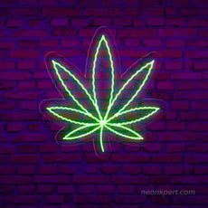 Weed Leaf Led Neon Sign - NeonXpert