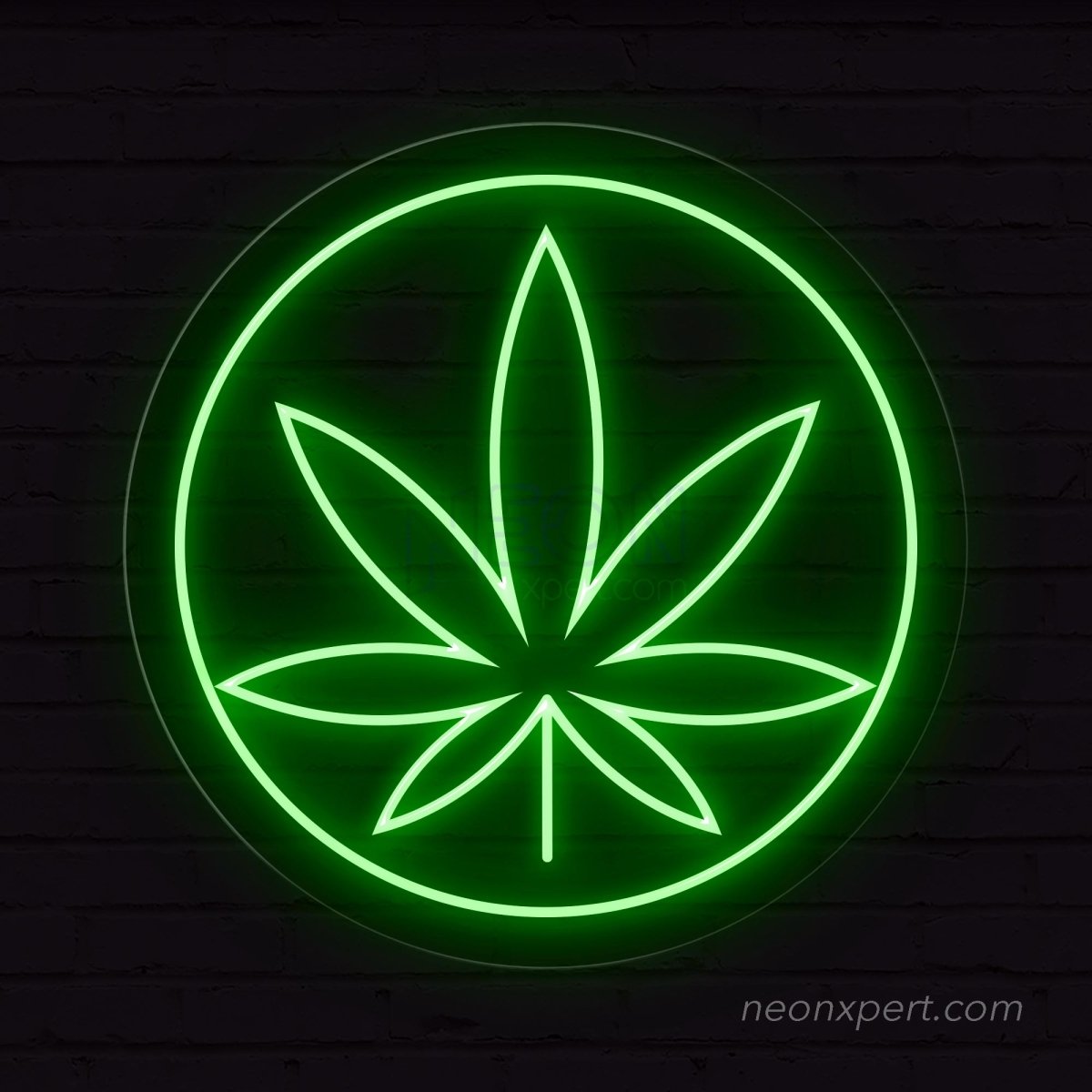 Leaf neon light discount
