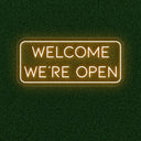 Welcome We're Open Neon Sign | Business Window Light - NEONXPERT