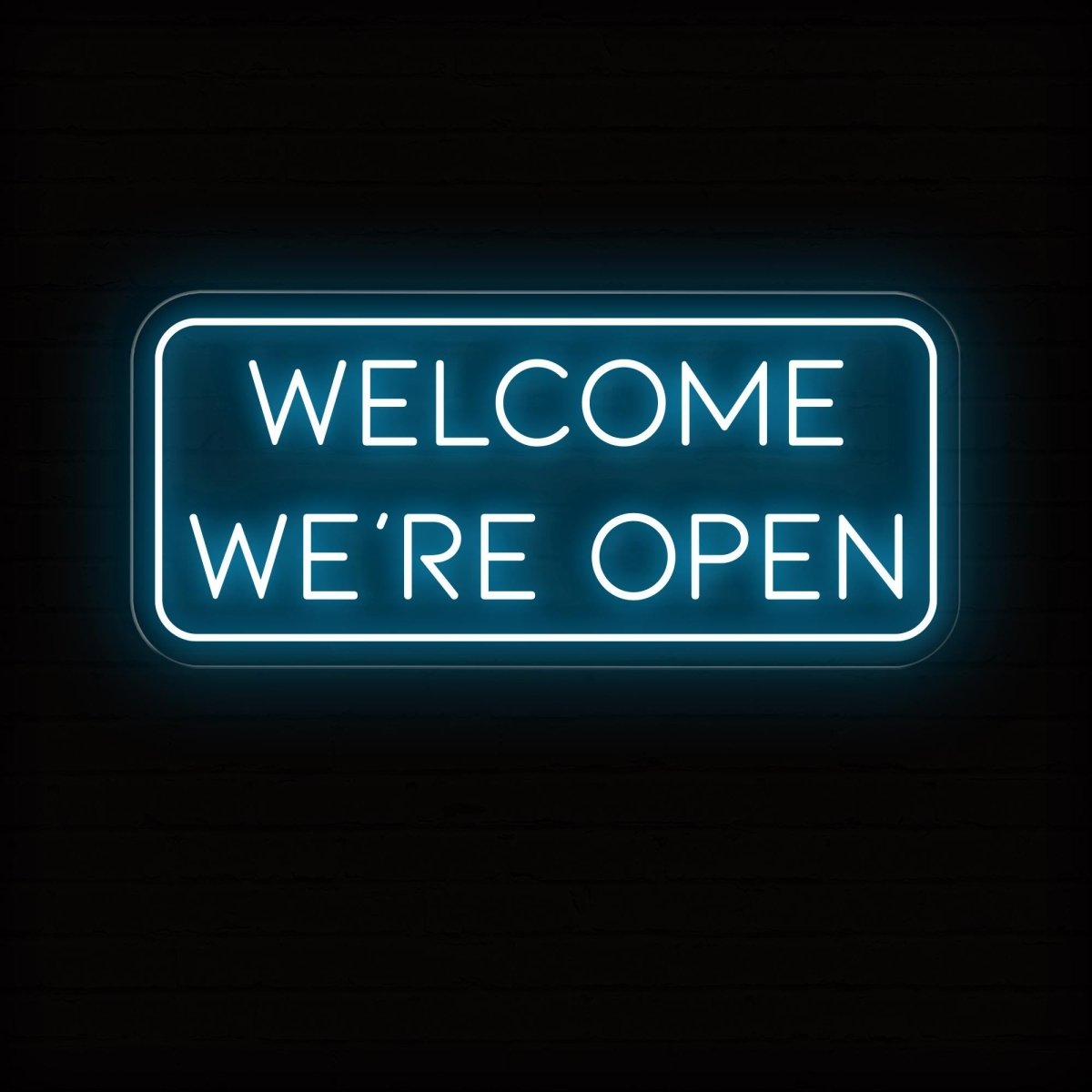 Welcome We're Open Neon Sign | Business Window Light - NEONXPERT