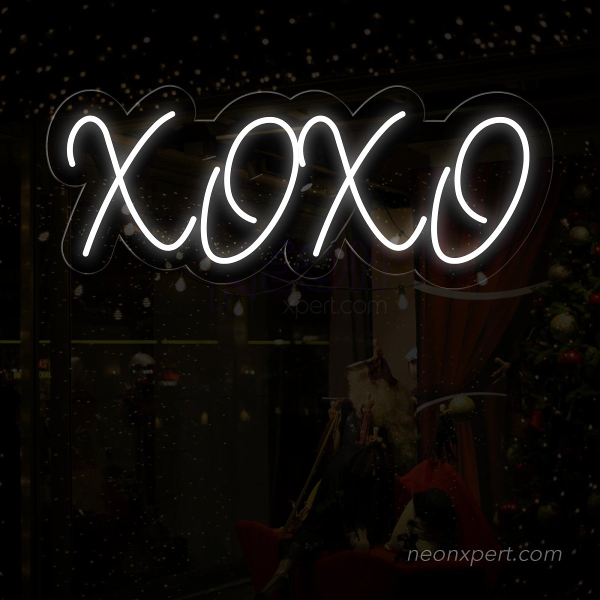 Vivid Red XOXO cheapest Love and Hugs LED Night Light Room Wall Decor