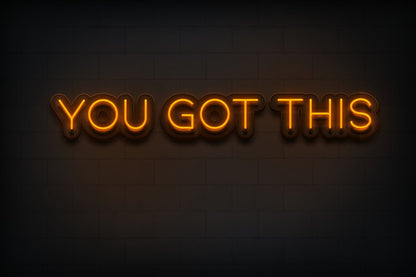 YOU GOT THIS Neon Sign - Gym Decor - NeonXpert